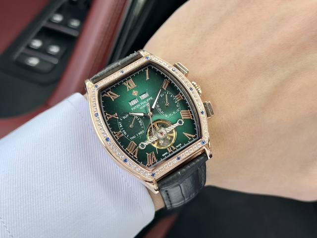 金670 百达翡丽- Patekphilippe精品男士腕表全新多功能设计 技艺精湛 独具匠心 尊贵大气 绅士风范 采用全自动机械机芯 顶级316精钢表壳 矿物